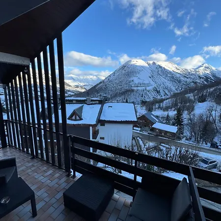 Cosy Plein Sud: Vue Splendide Et Terrasse Spacieuse Apartment Saint-Sorlin-d'Arves